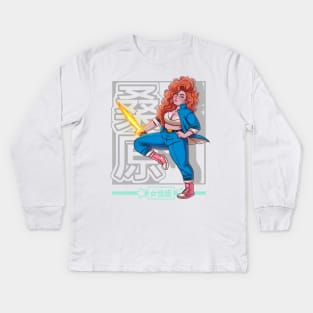 Kuwabara - Female Version Kids Long Sleeve T-Shirt